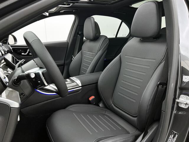 Mercedes-Benz C-KLASSE 300 e 140 Years Edition | Premium Plus | Winterpakket | Nightpakket | Panoramaschuifdak | 360° camera | Burmester® 3D surround sound | GUARD 360° Plus | Middenconsole metaalstructuur | DISTRONIC | 19" multispaaks lichtmetalen AMG-velgen |