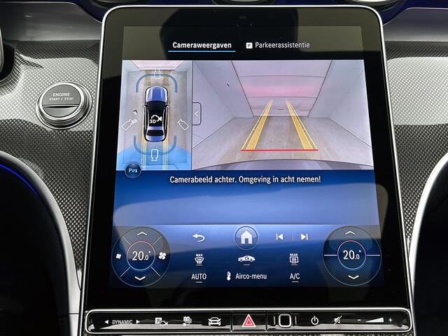 Mercedes-Benz C-KLASSE 300 e 140 Years Edition | Nightpakket | Parkeerpakket met 360°-camera | Panoramaschuifdak | DISTRONIC | Middenconsole metaalstructuur | GUARD 360° Plus | 19" multispaaks lichtmetalen AMG-velgen |