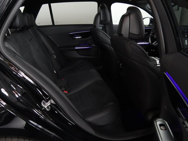 Mercedes-Benz C-KLASSE Estate 300e Business Solution AMG | Panoramaschuifdak | Dodehoekassistent | Memorypakket | 360° camera | Stoelverwarming |