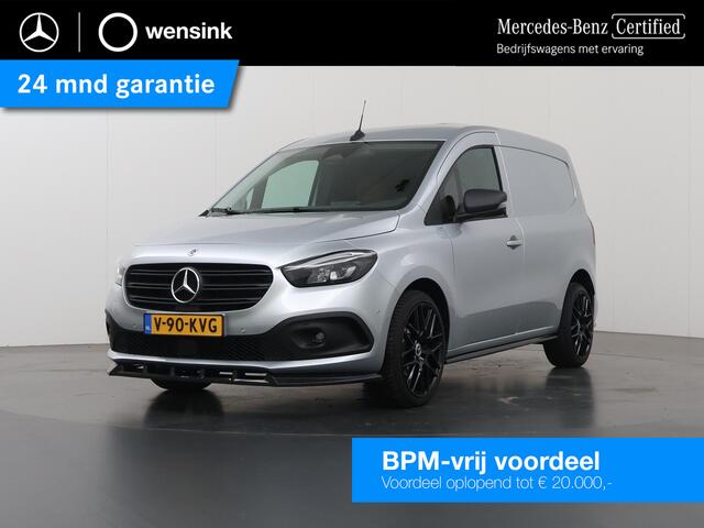Mercedes-Benz CITAN 112 CDI L1 AMG Edition | Designo Nappa Leder | Stoelverwarming | High Performance LED | Trekhaak | Automaat | Lederen Stuurwiel | Achteruitrijcamera | Airconditioning | Cruise Control | Maxton Styling | Bumpers in kleur | BPM vrij !! |