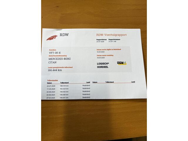Mercedes-Benz CITAN 109 CDI Extra Lang Euro 6, N.A.P, marge komt geen btw bij!!