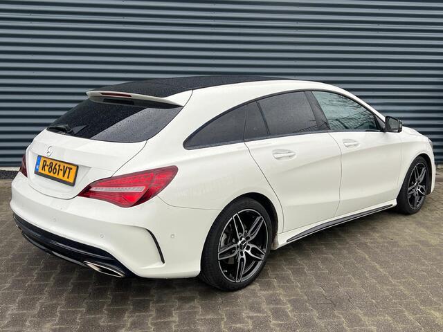 Mercedes-Benz CLA-KLASSE Shooting Brake 200 AMG Night | Panodak | Carplay | LED | Stoelverwarming | Keyless | Alcantara Sportstoelen |