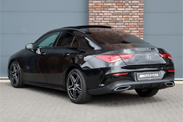 Mercedes-Benz CLA-KLASSE 180 AMG Line Aut7 | Memorypakket | Panoramadak | Burmester | Augmented Reality | Sfeerverlichting | Camera | Nightpakket |