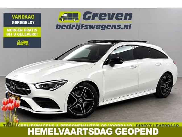 Mercedes-Benz CLA-KLASSE 180 AMG Pano Sfeer LED Virtual Camera Clima Carplay Cruise Navi 18"LMV PDC Stoelverw.
