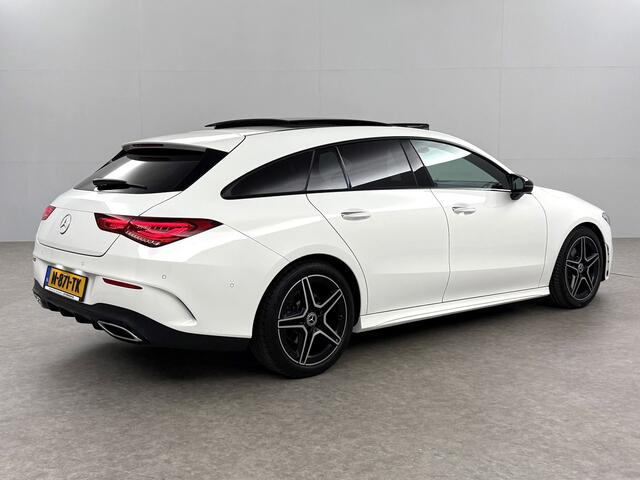 Mercedes-Benz CLA-KLASSE 180 AMG Pano Sfeer LED Virtual Camera Clima Carplay Cruise Navi 18"LMV PDC Stoelverw.