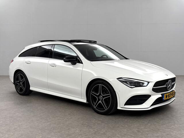 Mercedes-Benz CLA-KLASSE 180 AMG Pano Sfeer LED Virtual Camera Clima Carplay Cruise Navi 18"LMV PDC Stoelverw.