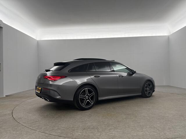 Mercedes-Benz CLA-KLASSE 180 AMG Pano LED Sfeerverl. Camera Memory Carplay Virtual Clima Cruise Navi PDC 18''LMV