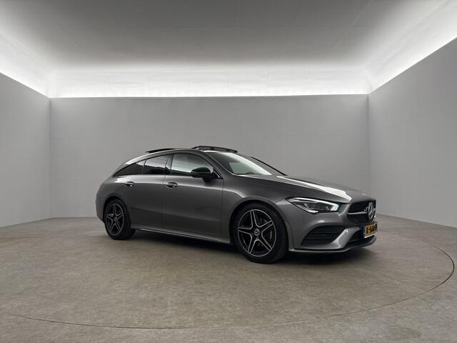 Mercedes-Benz CLA-KLASSE 180 AMG Pano LED Sfeerverl. Camera Memory Carplay Virtual Clima Cruise Navi PDC 18''LMV