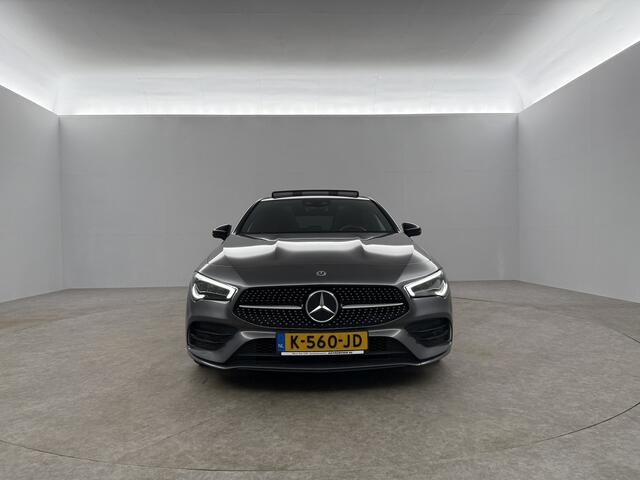 Mercedes-Benz CLA-KLASSE 180 AMG Pano LED Sfeerverl. Camera Memory Carplay Virtual Clima Cruise Navi PDC 18''LMV
