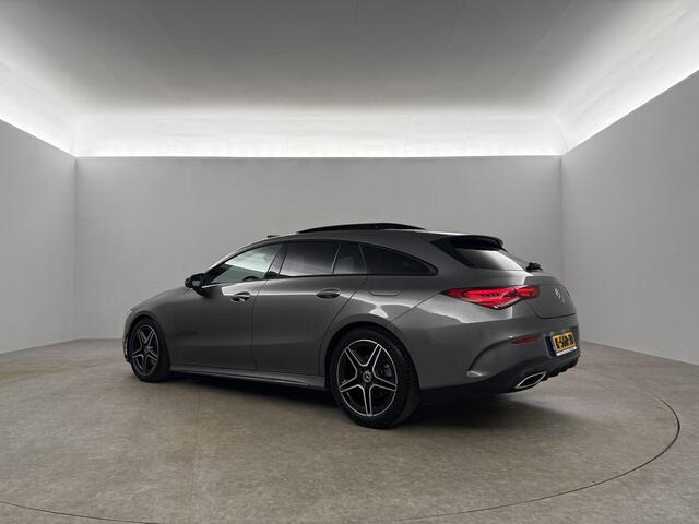 Mercedes-Benz CLA-KLASSE 180 AMG Pano LED Sfeerverl. Camera Memory Carplay Virtual Clima Cruise Navi PDC 18''LMV