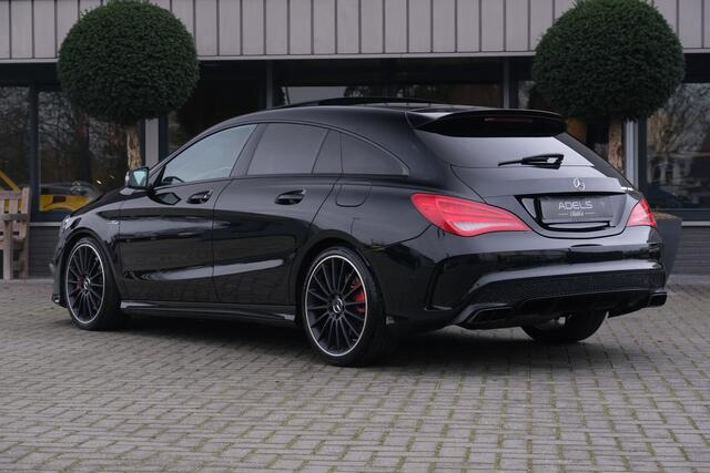 Mercedes-Benz CLA-KLASSE Shooting Brake AMG 45 4MATIC Panodak Schaalstoelen Harman Kardon Carbon