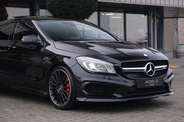 Mercedes-Benz CLA-KLASSE Shooting Brake AMG 45 4MATIC Panodak Schaalstoelen Harman Kardon Carbon