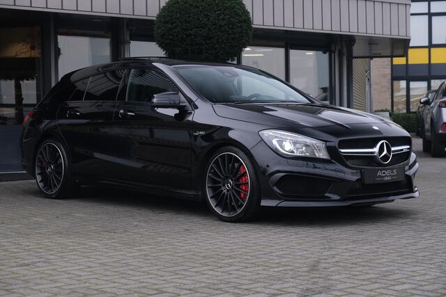 Mercedes-Benz CLA-KLASSE Shooting Brake AMG 45 4MATIC Panodak Schaalstoelen Harman Kardon Carbon