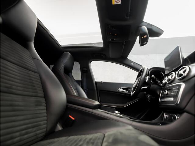 Mercedes-Benz CLA-KLASSE Shooting Brake 180 AMG Sport Automaat (SCHUIFDAK, APPLE CARPLAY, GROOT NAVI, CAMERA, LEDER/ALCANTARA, SPORTSTOELEN, GETINT GLAS, STOELVERWARMING, LED KOPLAMPEN, NIEUWSTAAT)