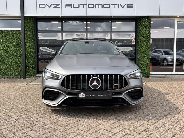 Mercedes-Benz CLA-KLASSE AMG 45 4MATIC+ Premium Plus | Pano | Schaalstoelen | Burmester | Mountain Grey Magno