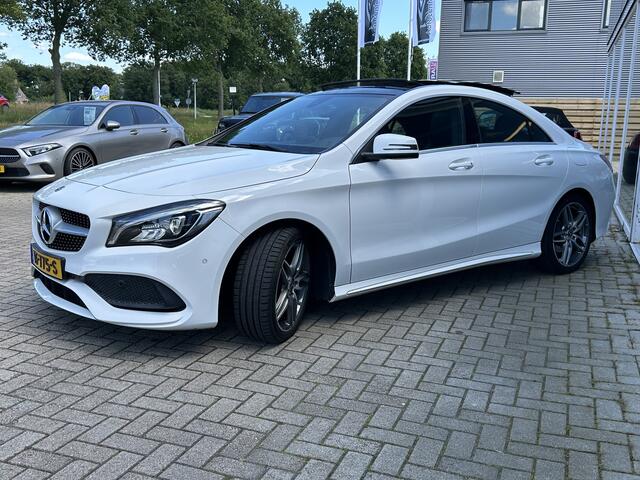 Mercedes-Benz CLA-KLASSE 180 Business Solution AMG Upgrade Edition 50% deal 12.475,- ACTIE 25DKM! / AMG pakket / LED / Schuif-kantel dak / Sportstoelen / Stoelverwarming / Camera