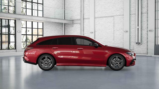 Mercedes-Benz CLA-KLASSE Shooting Brake 250e Business Solution AMG | Panoramaschuifdak | Night | Rijassistentiepakket | Burmester | Trekhaak | 360°-camera