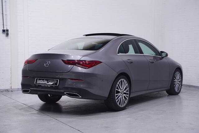 Mercedes-Benz CLA-KLASSE 180 d Business Solution Luxury lederen-bekleding pano digi-cockpit led voor en achter lane-assist snoerloos telefoon laden sportstoelen verwarmd voor PDC v+a DAB Clima camera-achter