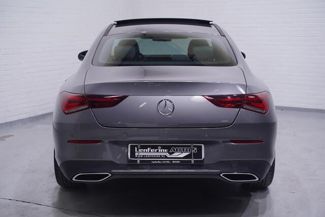 Mercedes-Benz CLA-KLASSE 180 d Business Solution Luxury lederen-bekleding pano digi-cockpit led voor en achter lane-assist snoerloos telefoon laden sportstoelen verwarmd voor PDC v+a DAB Clima camera-achter