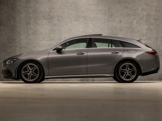 Mercedes-Benz CLA-KLASSE Shooting Brake 200 AMG Sport 164Pk Automaat (PANORAMADAK, MEMORY SEATS, SFEERVERLICHTING, LEDER/ALCANTARA, CAMERA, WIDESCREEN, ELEK ACHTERKLEP, STOELVERWARMING, NIEUWSTAAT)