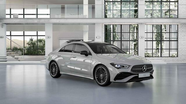 Mercedes-Benz CLA-KLASSE 180 Business Solution AMG | Panoramaschuifdak | AMG-line plus | Head-Up | Dodehoekassistent | Nightpakket |