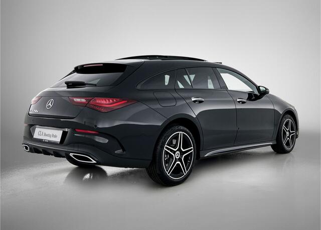 Mercedes-Benz CLA-KLASSE Shooting Brake 250 e Star Edition AMG Line | Nightpakket | KEYLESS-GO | Parkeerpakket met achteruitrijcamera | EASY PACK achterklep | Dodehoekassistent | MULTIBEAM LED | Zitcomfortpakket | Sfeerverlichting | Verwarmde stoelen vooraan |