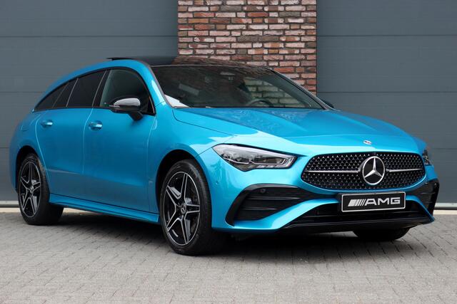 Mercedes-Benz CLA-KLASSE Shooting Brake 250 e Star Edition AMG Line | Facelift | Distronic | Panoramadak | Memory | Burmester | Surround Camera | HUD | Verwarmd Stuurwiel | Augmented Reality |