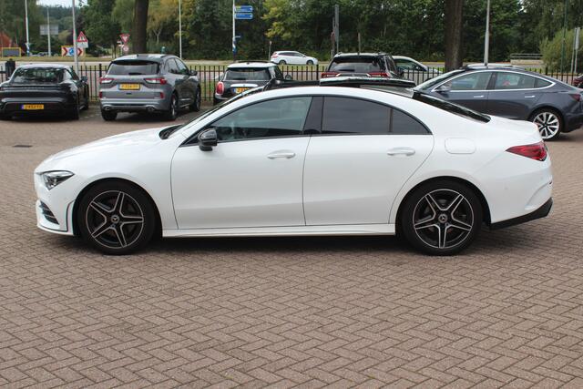 Mercedes-Benz CLA-KLASSE 200 Business Solution AMG / Panoramadak / Camera / Memory seats / 18'' / Keyless / Matrix LED / Dodehoek / DAB / Stoelverwarming / Cruise Control