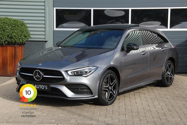 Mercedes-Benz CLA-KLASSE Shooting Brake 250e AMG Line Edition | Panoramadak | Distronic+ | Memory | Widescreen | Camera | CarPlay | Keyless Go | Sfeerverlichting | LED | Stoelverw | Navi | Spooassistent | .....