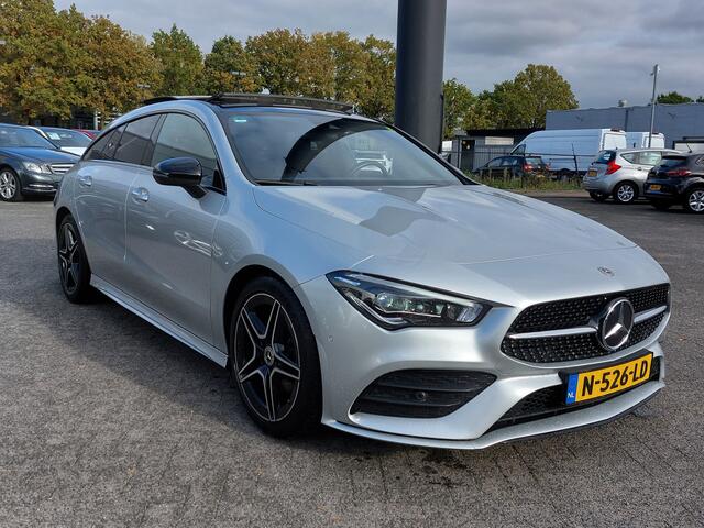 Mercedes-Benz CLA-KLASSE Shooting Brake 180 136pk Business Solution AMG | Navi | Apple Carplay+Android Auto | Elek.Stoel.Verstel+Geheugen | Stoelverwarming | Panorama Schuifdak | Keyless Entry | Pdc V+A+Assist+Camera | 18''lm