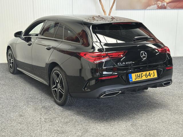 Mercedes-Benz CLA-KLASSE SHOOTING BRAKE 250 e AMG LINE NAVIGATIE CRUISE CONTROL CLIMATE CONTROL PANORAMA SCHUIF/KANTELDAK APPLE CARPLAY/ANDROID RIJSTROOKSENSOREN ACHTERUITRIJCAMERA ZEER MOOI !! 3010