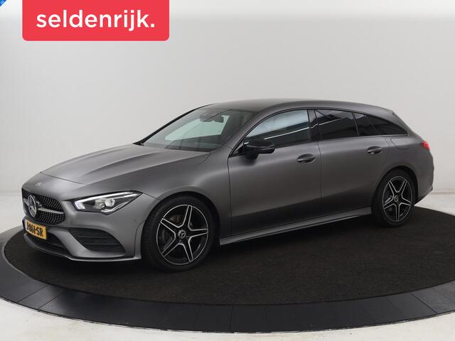 Mercedes-Benz CLA-KLASSE 180d Business Solution AMG | Stoelverwarming | Carplay | Camera | Leder/Alcantara | Navigatie | Widescreen | Sfeerverlichting | Designo Mountaingrijs Magno