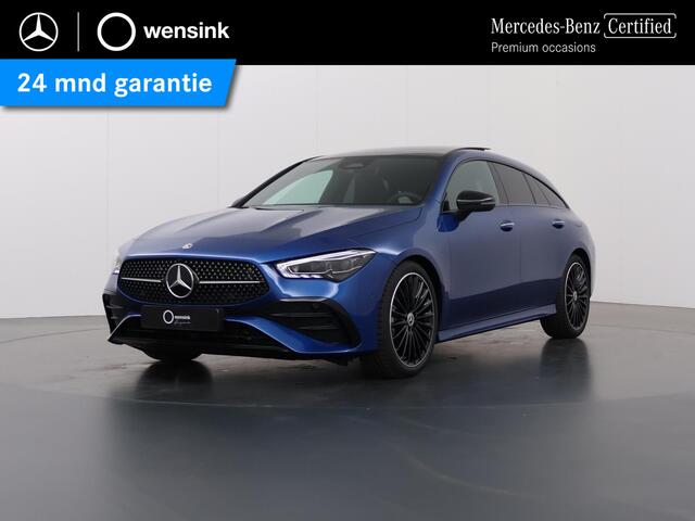Mercedes-Benz CLA-KLASSE Shooting Brake 180 AMG Line | Night pakket | Panoramadak | Multibeam | 19 inch LM velgen | Sfeerverlichting |