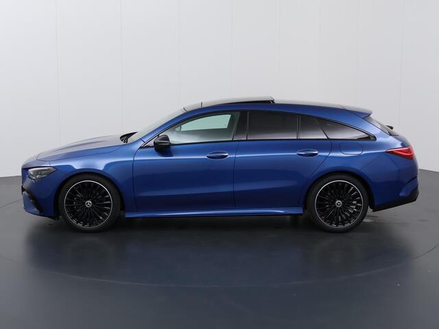 Mercedes-Benz CLA-KLASSE Shooting Brake 180 AMG Line | Night pakket | Panoramadak | Multibeam | 19 inch LM velgen | Sfeerverlichting |