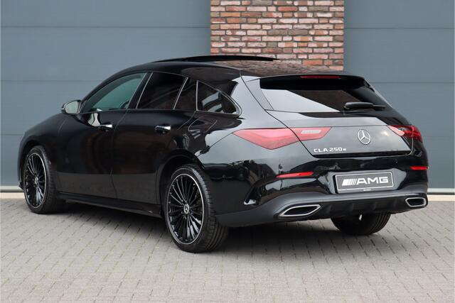 Mercedes-Benz CLA-KLASSE Shooting Brake 250 e AMG Line | Facelift | Panoramadak | Distronic+ | Memory | Trekhaak | Advanced Sound System | Keyless Go | Verwarmd Stuurwiel | Augmented Reality |