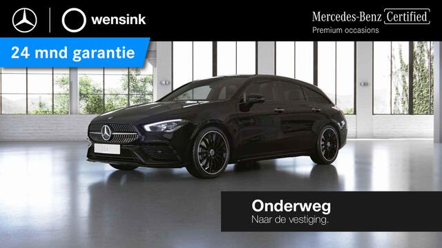 Mercedes-Benz CLA-KLASSE Shooting Brake 250 e AMG Line | Night | Panoramadak | Sfeerverlichting | Stoelverwarming |