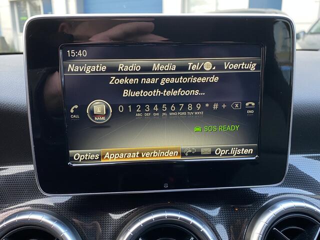 Mercedes-Benz CLA-KLASSE Shooting Brake 180 d Business, 6-BAK, AIRCO, CRUISE CONTROL, LEDER-/STOF INTERIEUR, GROOT NAVI, BLUETOOTH-RADIO-CD-MP3-USB-AUX, ISOFIX, CENT-VERGRENDELING, LM-VELGEN