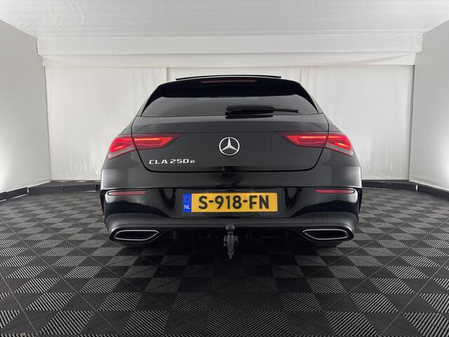 Mercedes-Benz CLA-KLASSE Shooting Brake 250 e AMG Line ( Plug-in ) (INCL.BTW) *PANO | LEATHER-MICROFIBRE | MULTIBEAM-LED | AMBIENT-LIGT | BLIND-SPOT | HEATED-SPORTSEATS | WIDE-SCREEN-DIGICOCKPIT | DAB+ | NAVI-FULLMAP | CAMERA | PRIVACY-GLASS | TOWBAR | 19''A