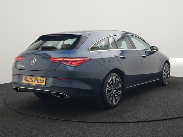 Mercedes-Benz CLA-KLASSE Shooting Brake 250 e Progressive Plug In Hybrid 218pk Dealer O.H. PHEV | Adaptive Cruise | 360 Camera | Lederen Sportstoelen Massage & Memory | Widescreen Navi | Sfeerverlichting | Stoelen & Stuur Verwarmd | Apple Carplay | Navigatie | DAB |