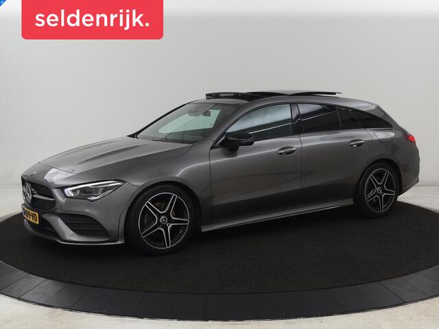 Mercedes-Benz CLA-KLASSE 180 AMG | Panoramadak | Stoelverwarming | Leder/Alcantara | Memory | Matrix LED | Sfeerverlichting | Keyless | Navigatie | Widescreen