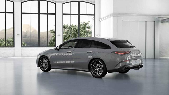 Mercedes-Benz CLA-KLASSE Shooting Brake 250 e Business Solution AMG | AMG Plus Pakket | Night Pakket | Trekhaak | Panoramadak | 360° Camera | Head-up Display | Augmented Reality voor Navigatie | Dodehoekassistent | Advanced Sound System | MULTIBEAM LED Koplampen | Elektrisch Vers