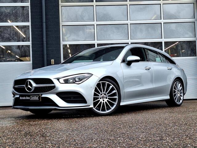Mercedes-Benz CLA-KLASSE Shooting Brake 180 AMG Line | Achteruitrijcamera | Stoelverwarming | Sfeerverlichting | Widescreen | Dodehoekassistentie | Keyless-GO | Elektrische achterklep