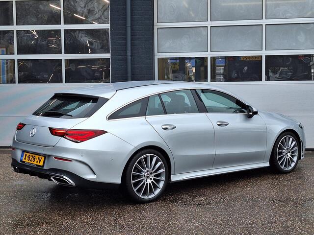 Mercedes-Benz CLA-KLASSE Shooting Brake 180 AMG Line | Achteruitrijcamera | Stoelverwarming | Sfeerverlichting | Widescreen | Dodehoekassistentie | Keyless-GO | Elektrische achterklep