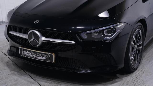 Mercedes-Benz CLA-KLASSE Shooting Brake 180 Business Line NAP 1e eigen. LED-verlichting 17"-lichtmetalen velgen navigatie PDC v+a DAB bleutooth Camera sportstoelen stoelverwarming voor electr-achterklep schakelflippers aan het stuur