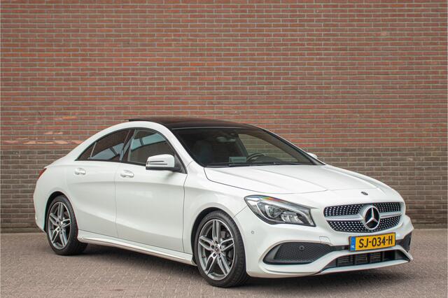 Mercedes-Benz CLA-KLASSE 180 Business Solution AMG, 61.000km NAP, Panoramadak, Carplay, Stoelverwarming, Camera, Half leder, Park Assist.