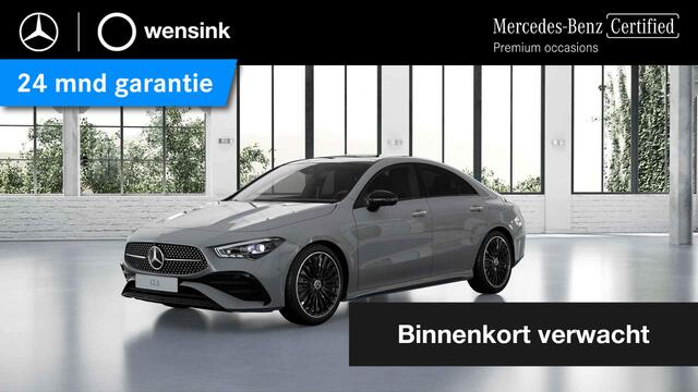 Mercedes-Benz CLA-KLASSE Coupé 180 Business Solution AMG | Panoramaschuifdak | AMG Line Plus | Night pakket | Head-up display | 360° camera | 19"AMG velgen Multispaaks