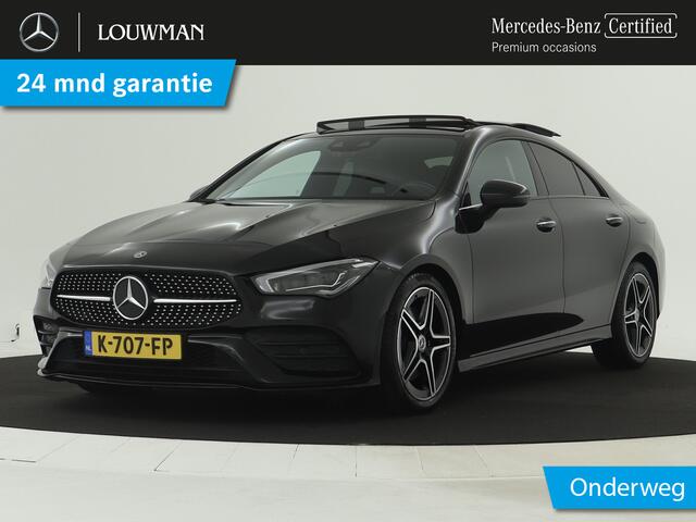 Mercedes-Benz CLA-KLASSE 200 Business Solution AMG | Navigatie | Camera | Parkeersensoren | Panoramadak | LM velgen | Inclusief 24 maanden MB Certified garantie voor Europa.