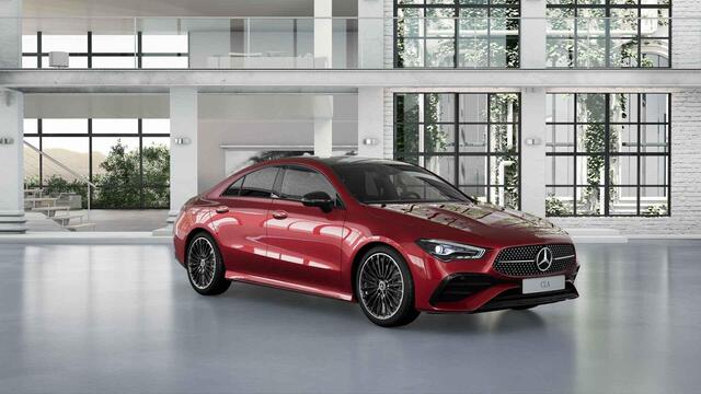 Mercedes-Benz CLA-KLASSE 250 e Star Edition AMG Line | Multibeam | Panoramadak | Night | Multispaaks lichtmetalen velgen | Stoelverwarming |