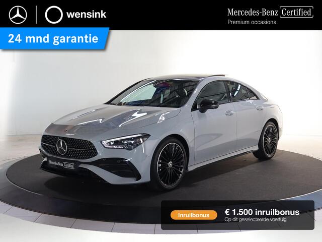 Mercedes-Benz CLA-KLASSE 180 Business Solution AMG | Panoramaschuifdak | AMG Line Plus | Head-up display | Nightpakket | 360° camera | Dodehoekassistent |