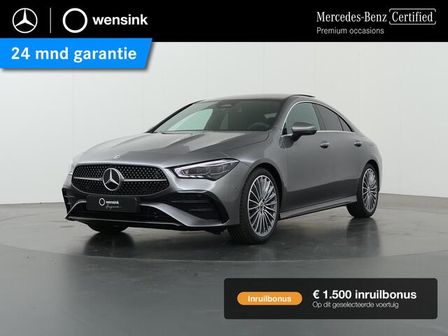 Mercedes-Benz CLA-KLASSE 180 Business Solution AMG | Panoramaschuifdak | Premium Plus-pakket | Winterpakket | Techniek-pakket | Burmester | Trekhaak | Head-up display |